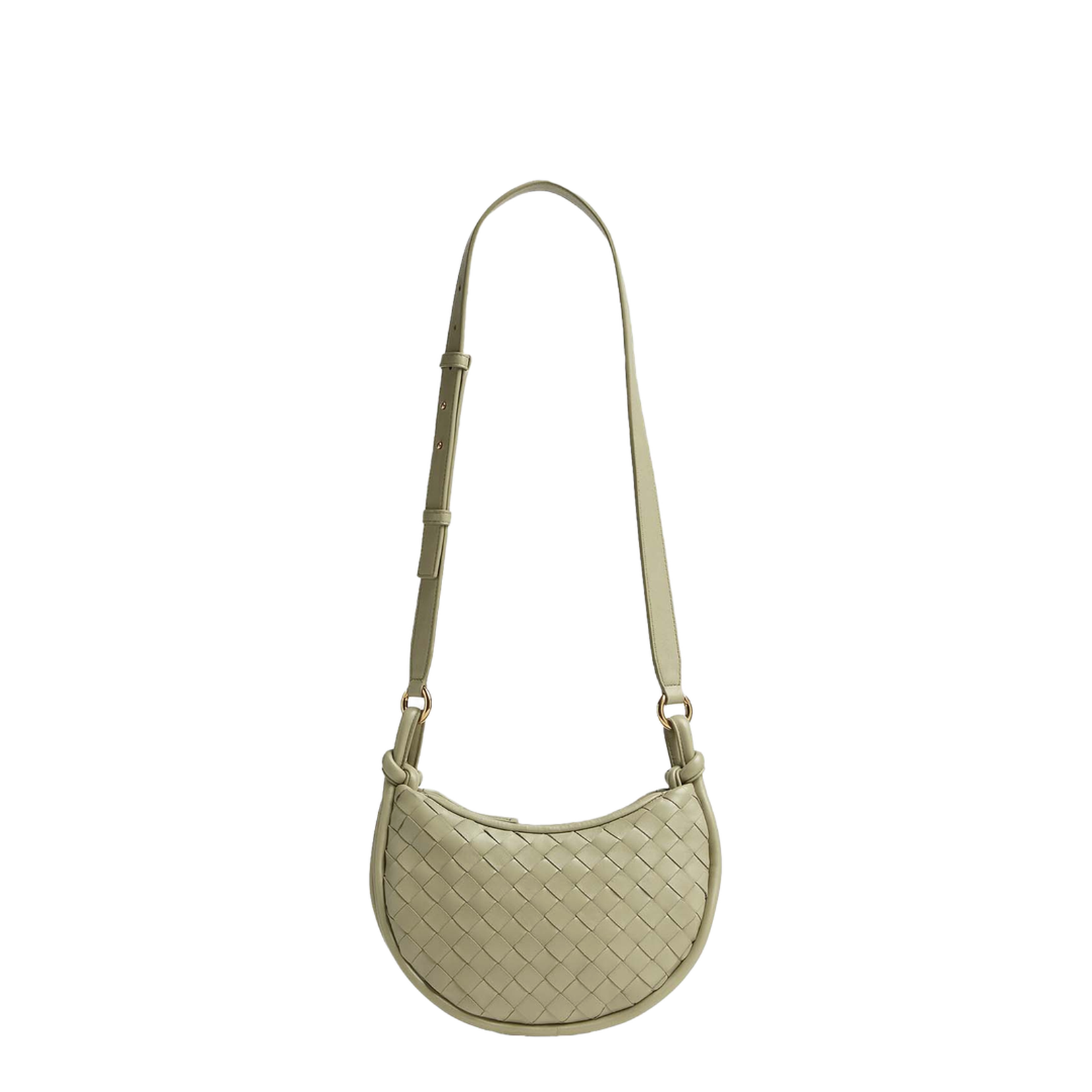 Gemeli Leather Crossbody Bags - Pastel Green