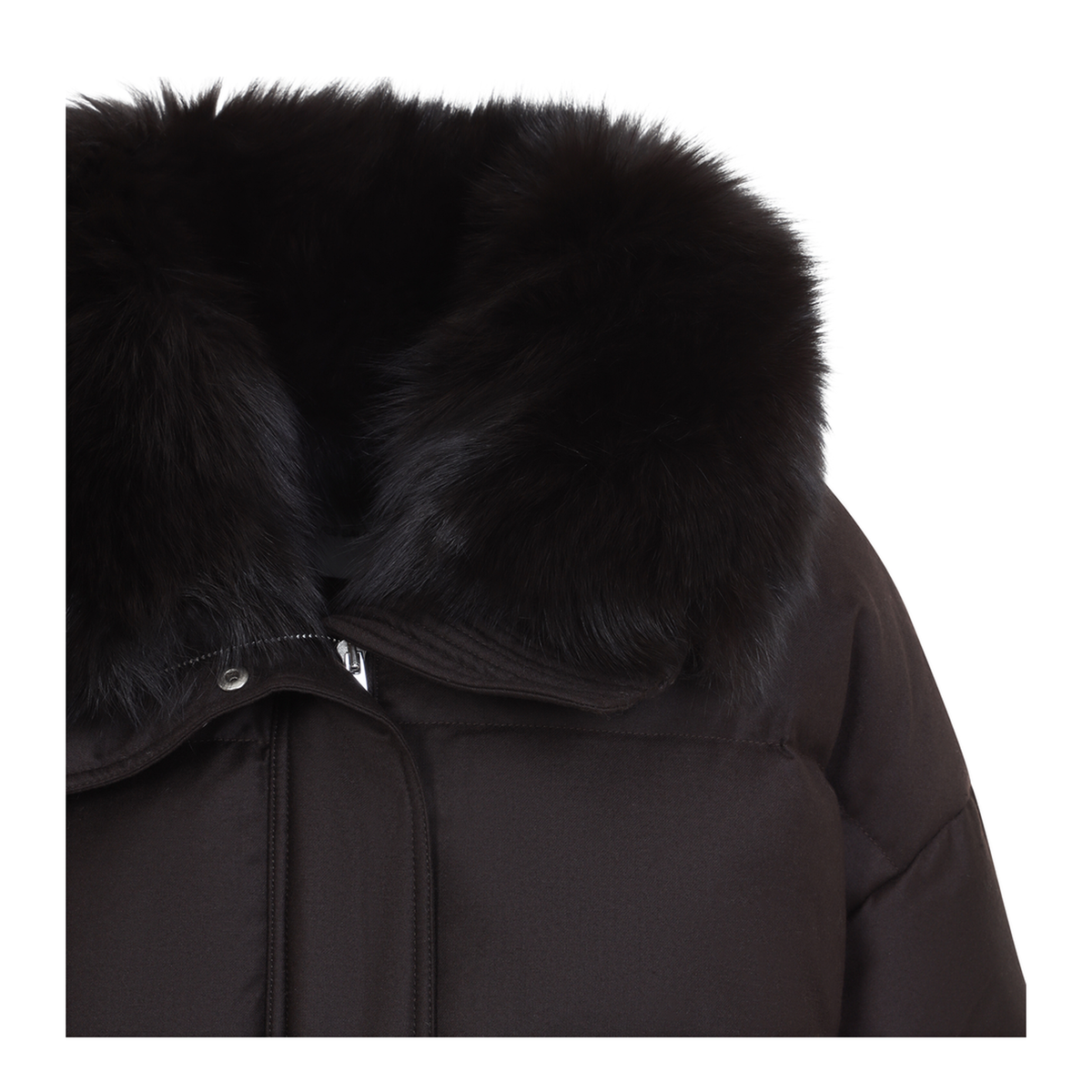 MAYFEYR - Yves Salomon - Americano Brown Down Jacket - 25WYV09066WO2WA2300