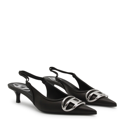 D-Venus SB 40 Slingback Pumps Black