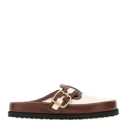 MAYFEYR - Birkenstock 1774 - Boston Bold Canvas Slippers - 1032473CINNAMON