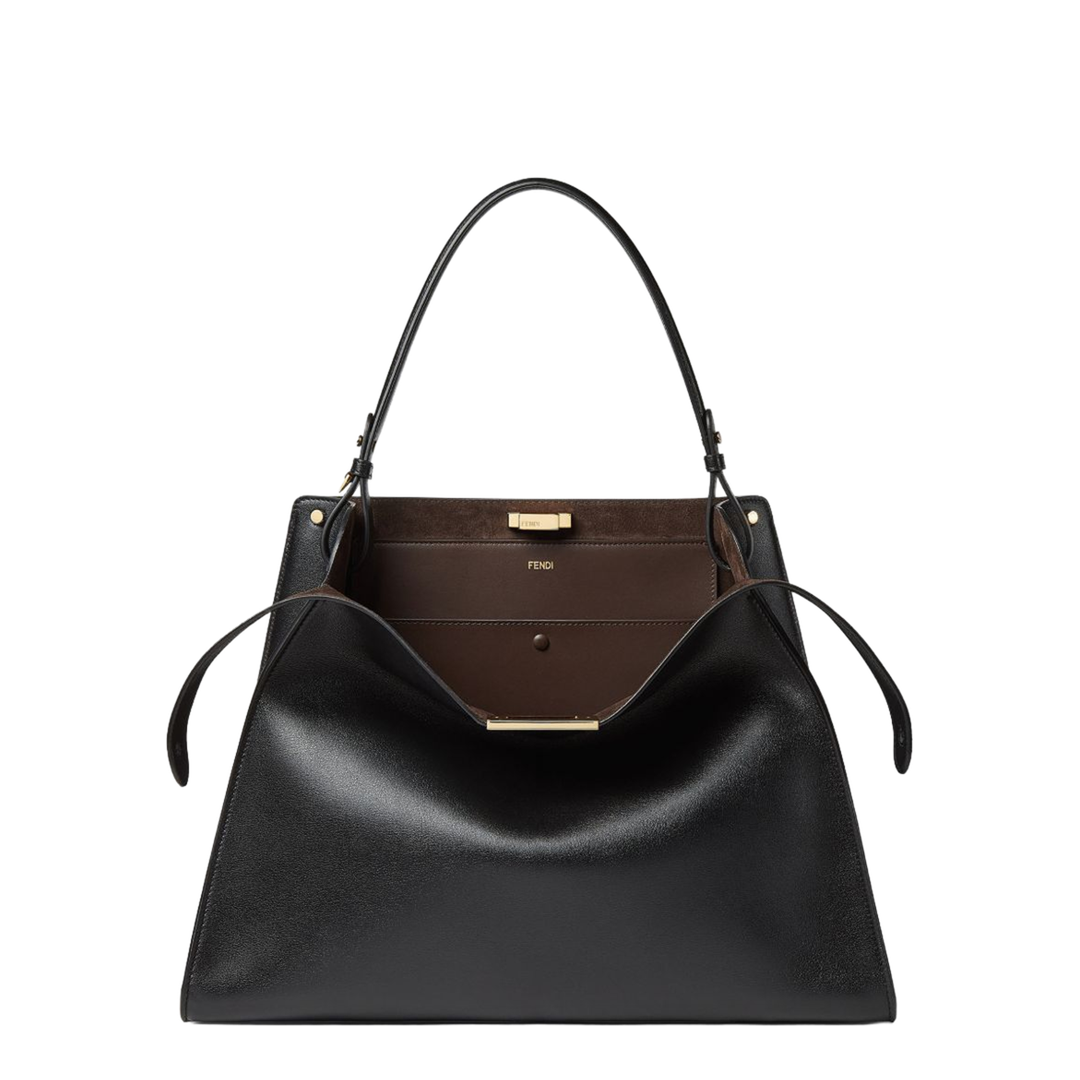 Large Leather and Suede Bag