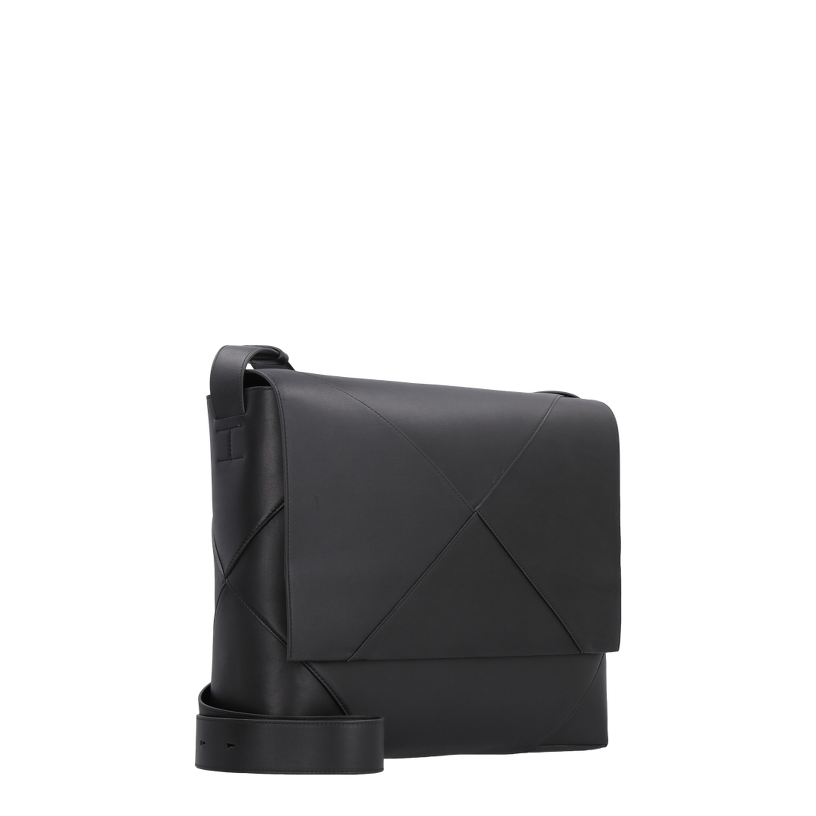Leather Messenger Shoulder Bag
