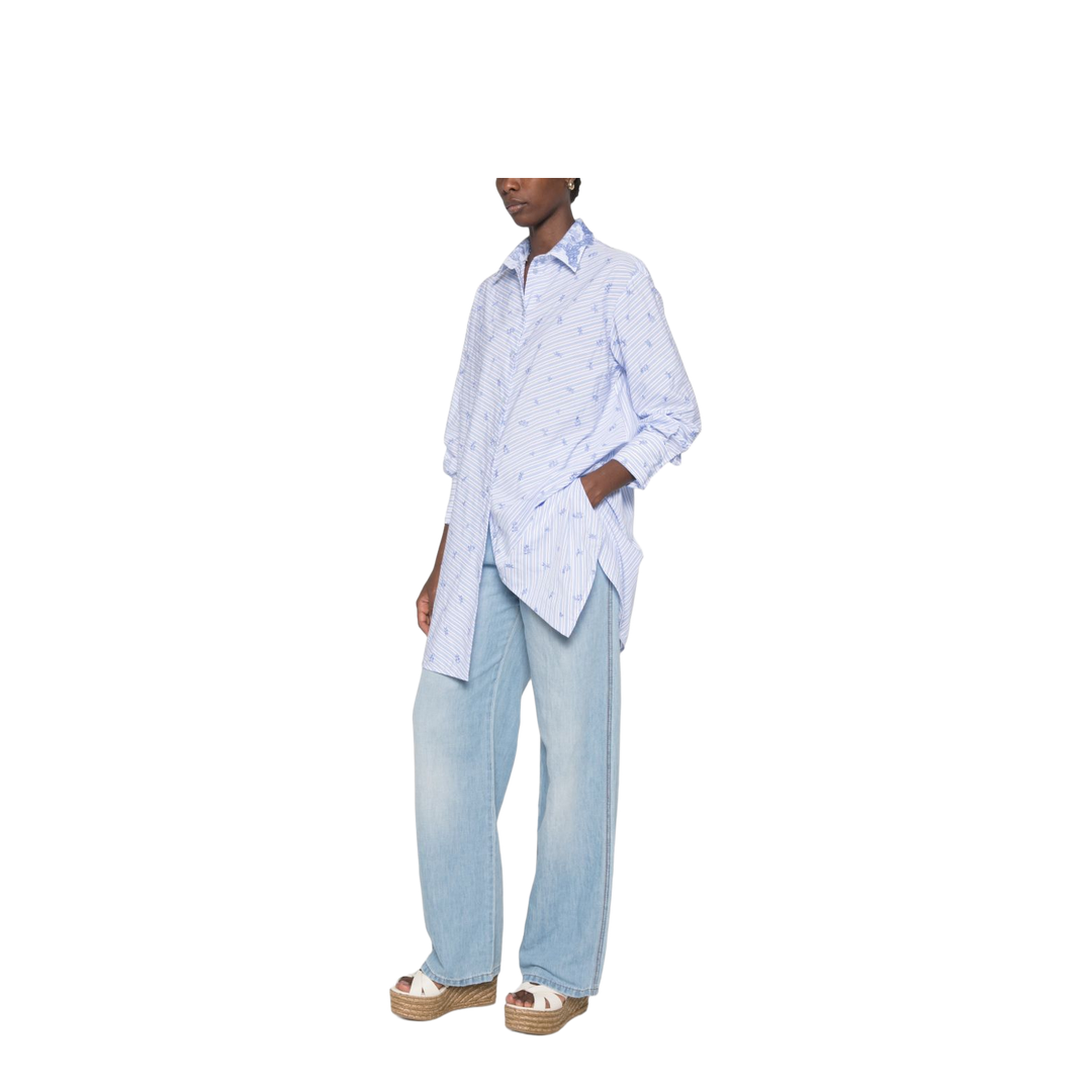 MAYFEYR - Ermanno Scervino - Light Blue Shirts - D484K602JXFR4804