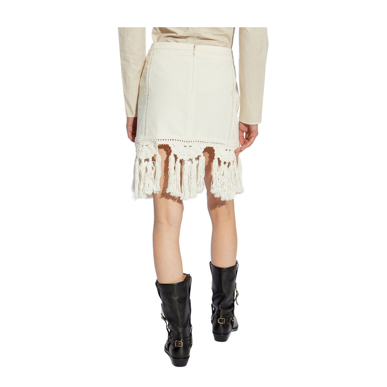 Sandra Cotton Mini Skirt