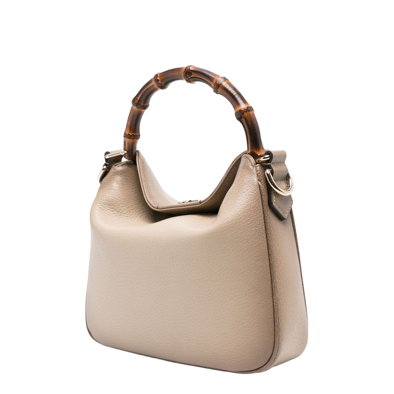 Diana Small Shoulder Bag in Gradient Oatmeal Leather