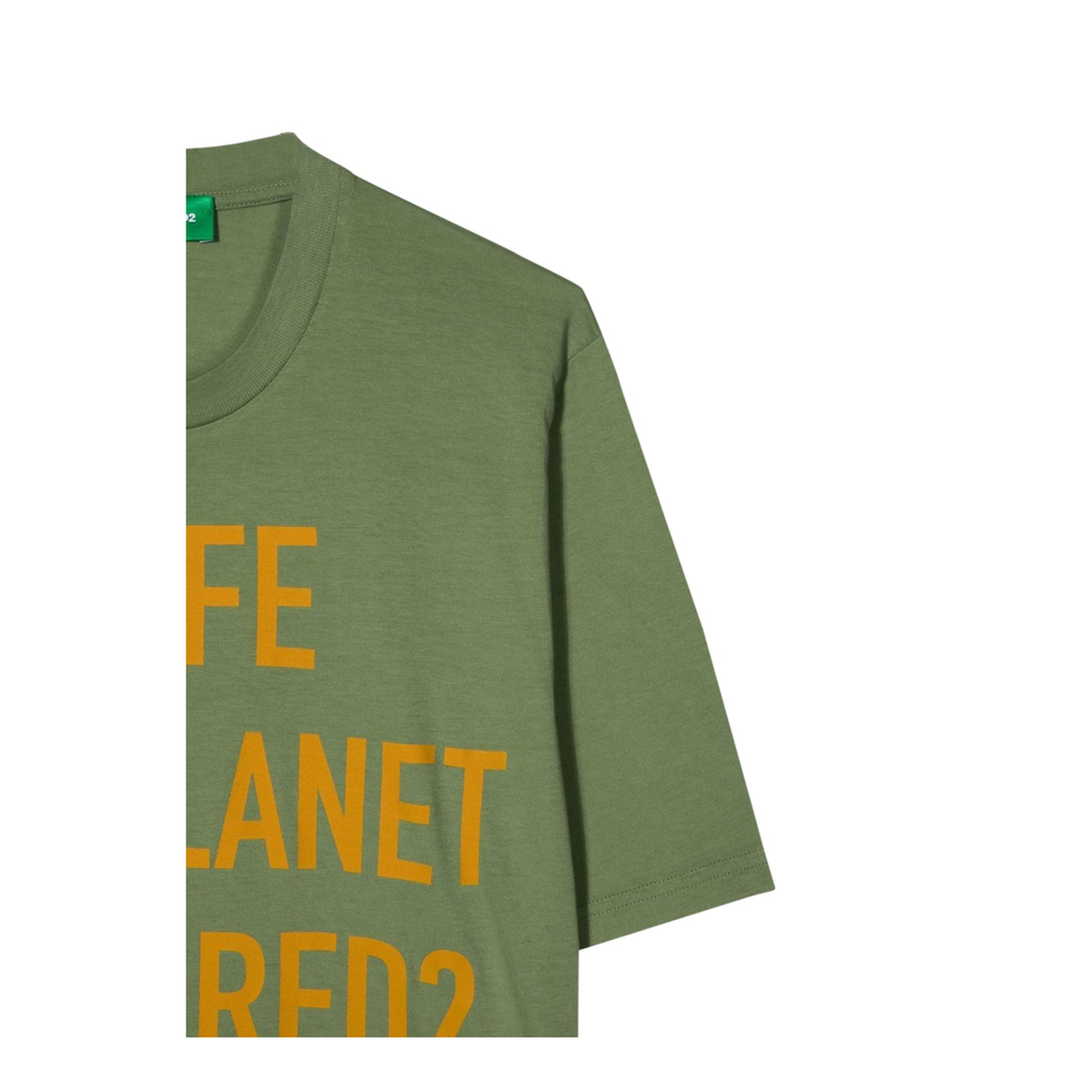 MAYFEYR - Dsquared2 - Cotton T Shirt 100 Green Teen - DQ1047TD0068DQ516