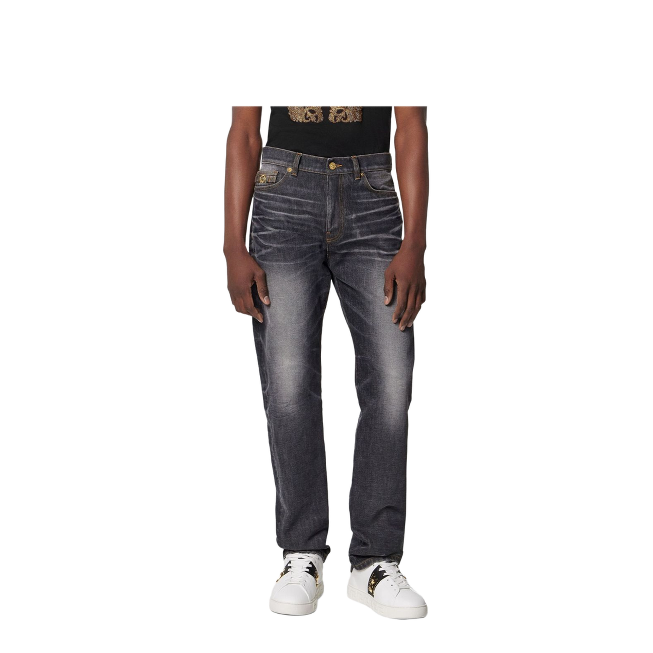 Medusa Biggie Jeans Black