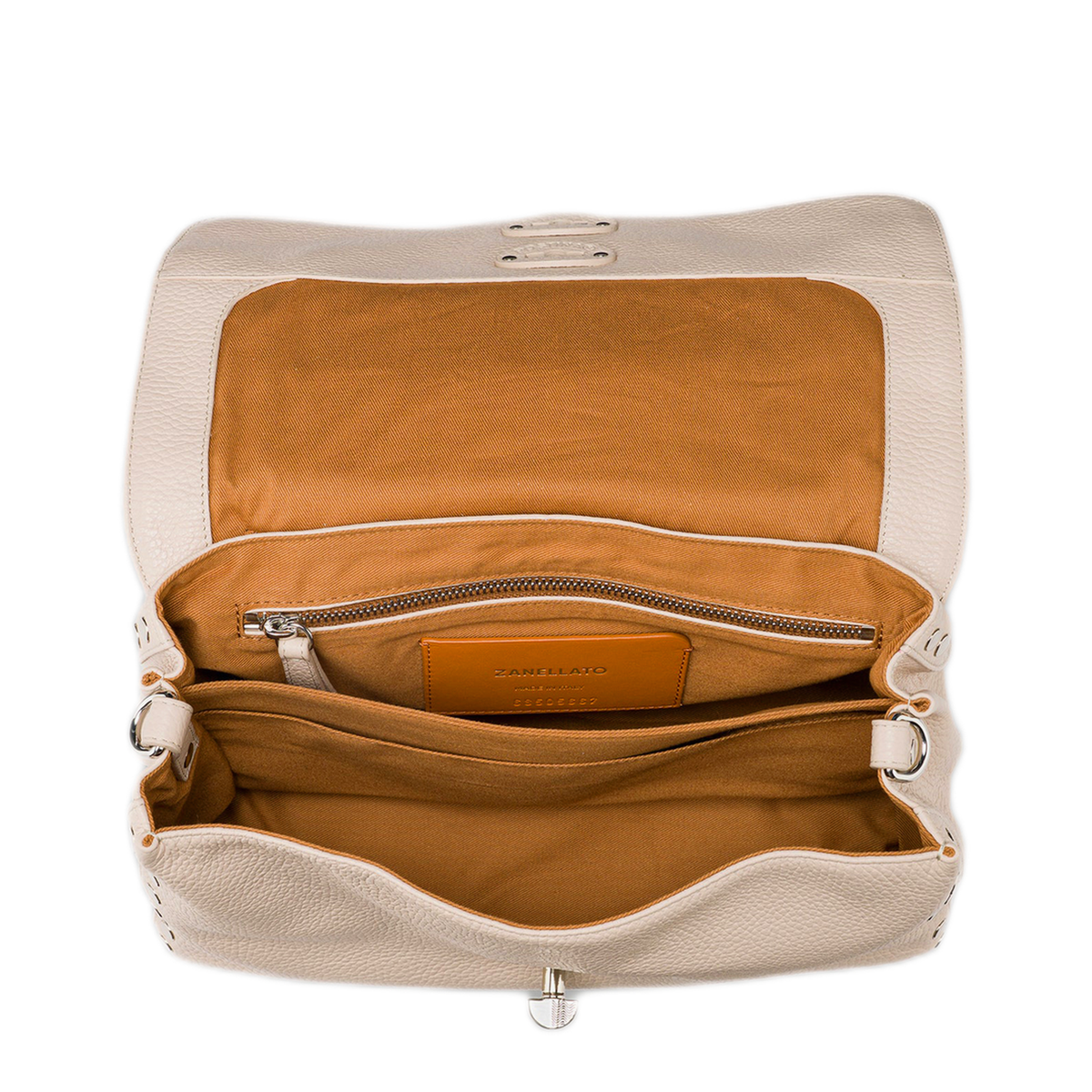 MAYFEYR - Zanellato - Postina Daily Bag S White Carnaroli - 068010S0040000Z0196