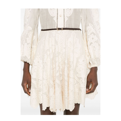 Ottie Embroidered Mini Dress