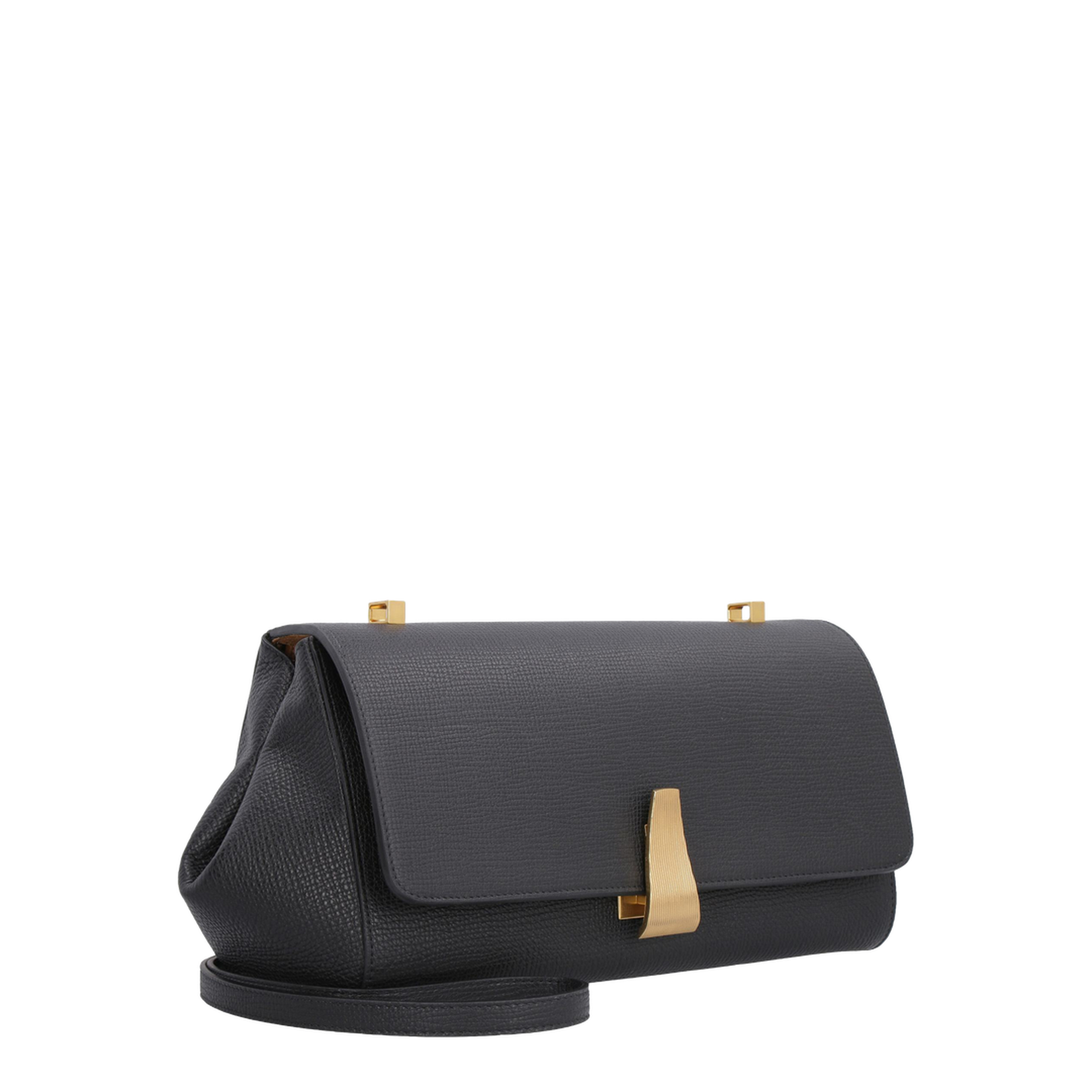 Bv Angle Leather Shoulder Bag