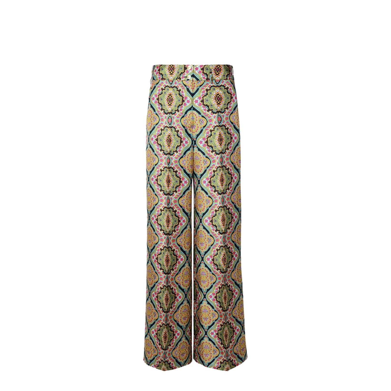 Multi Silk Trousers
