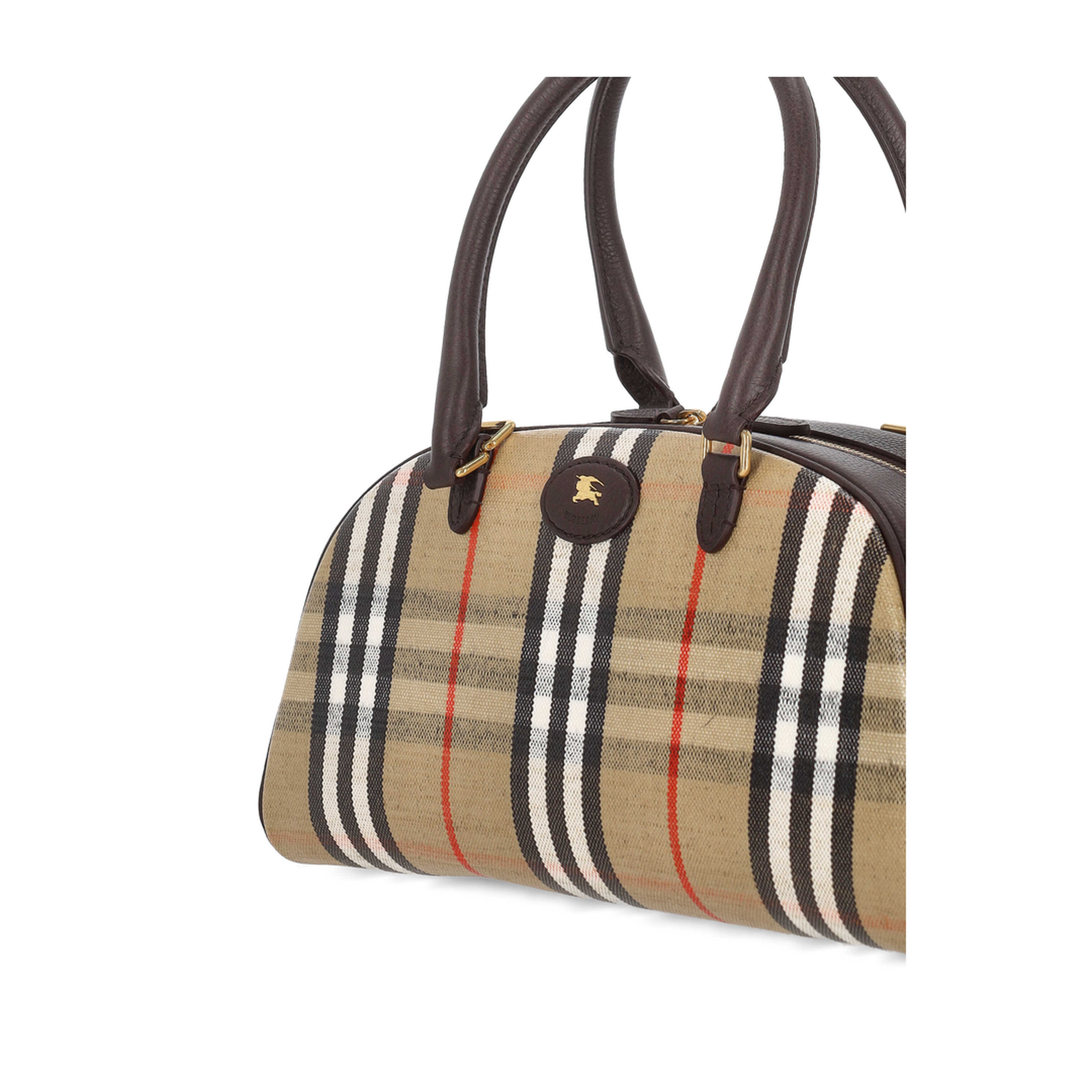 MAYFEYR - Burberry - Highlands Medium Handbag In Printed Canvas - 8117522X