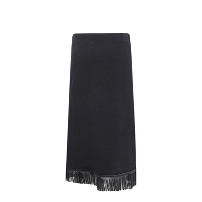 Midi Skirt With Fringes