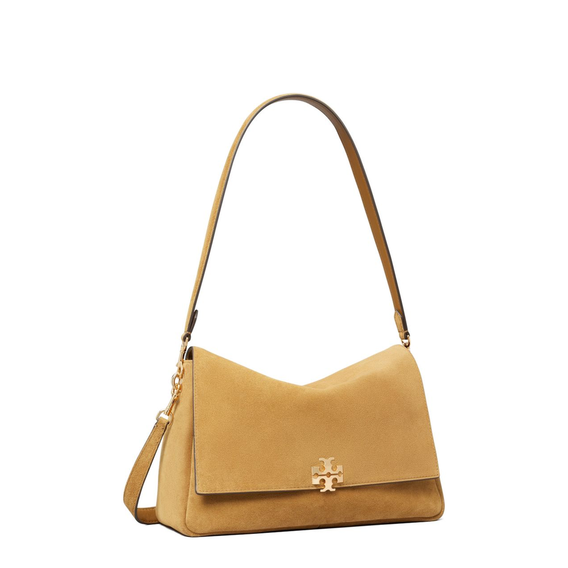 Medium Suede Shoulder Bags - Brown