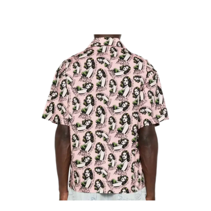 MAYFEYR - Palm Angels - Pinup Allover Loose Bowling Shirt - PMGG00DS26FAB0013084