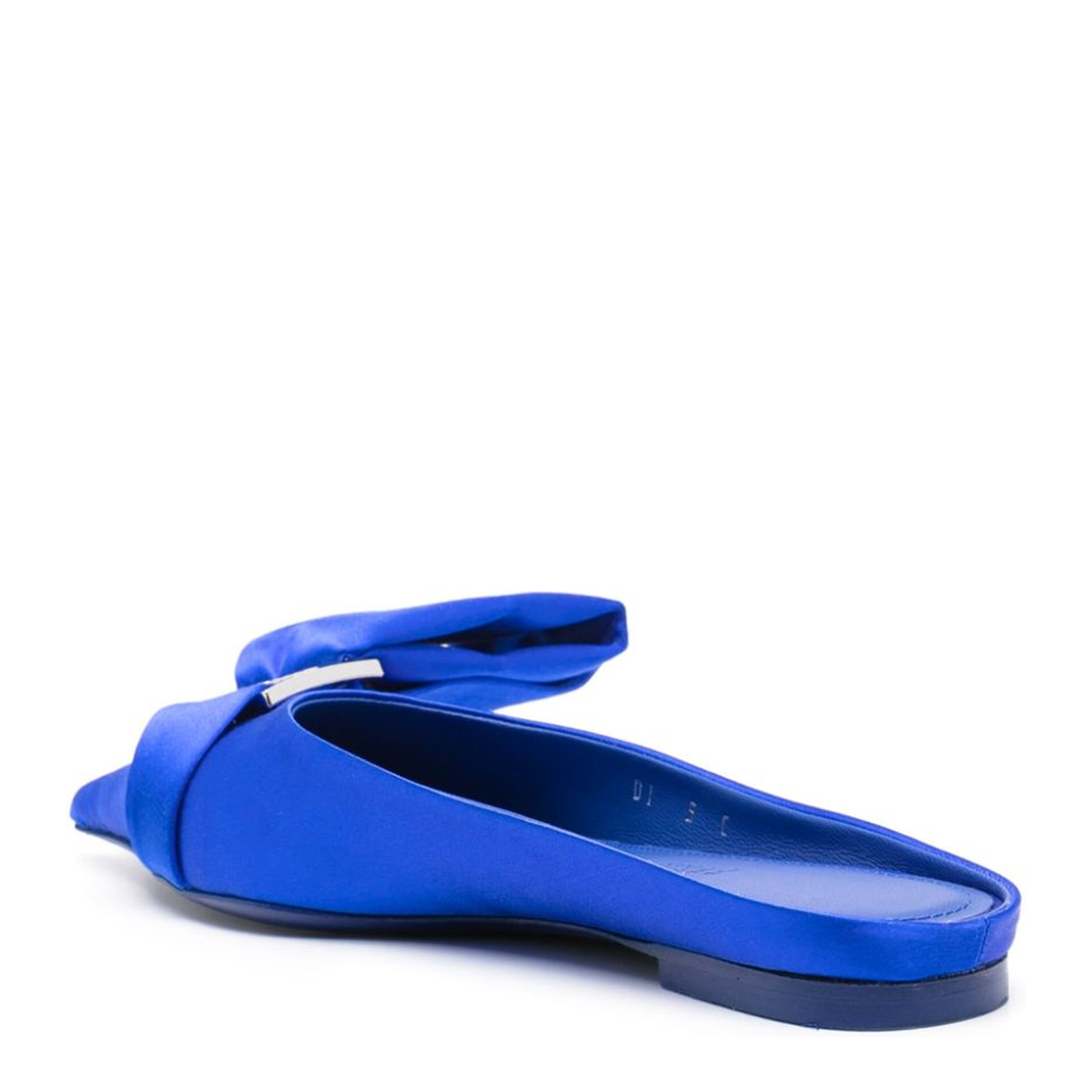 Royal Blue Satin Sandals