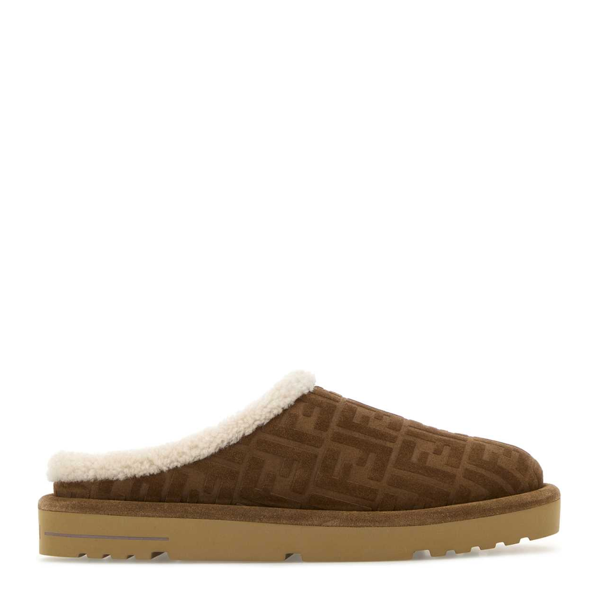 MAYFEYR - Fendi - Brown Suede Slippers - 7D1823ASA1F0C23