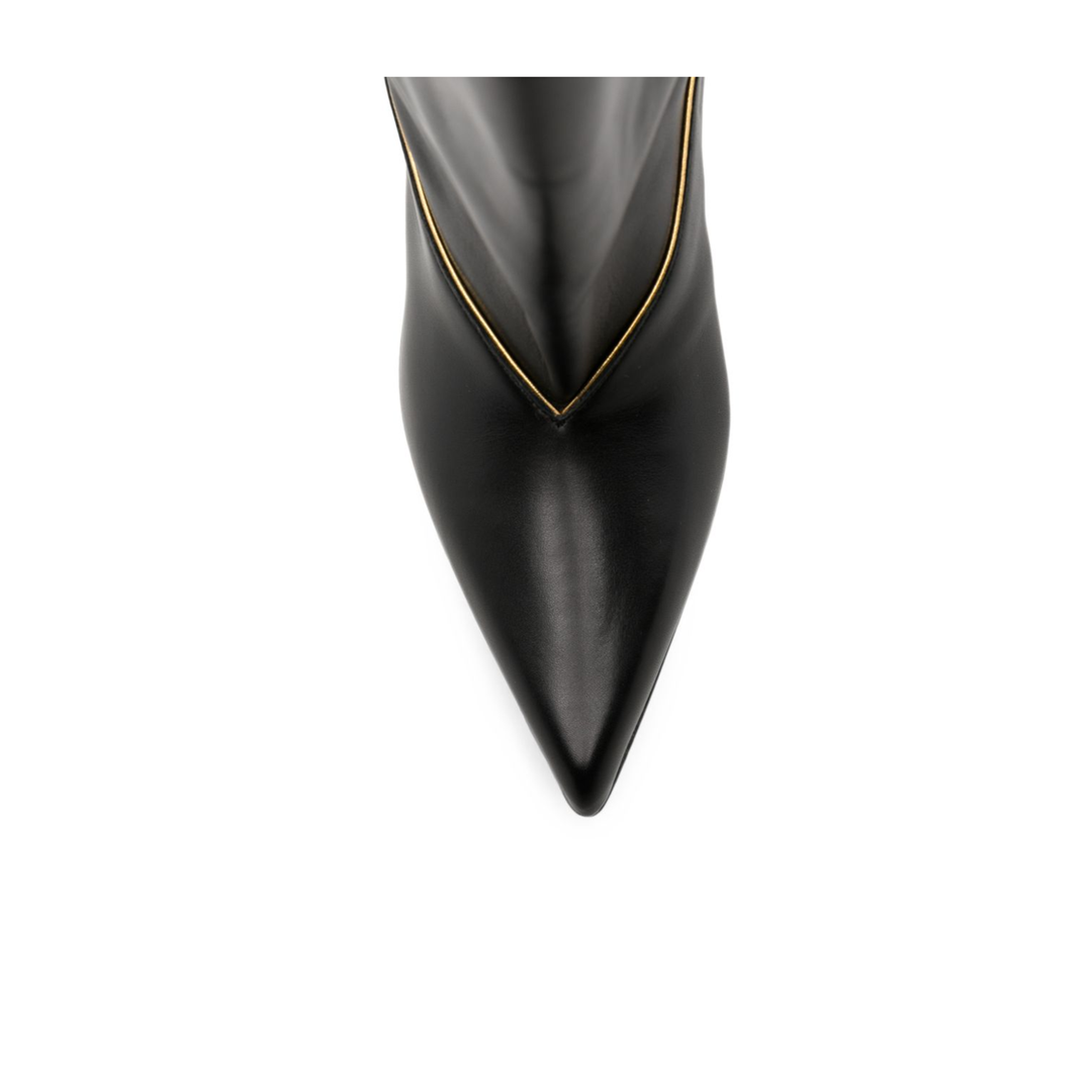 MAYFEYR - Versace - Black Leather Heeled Boots - 10266151A178671B55J