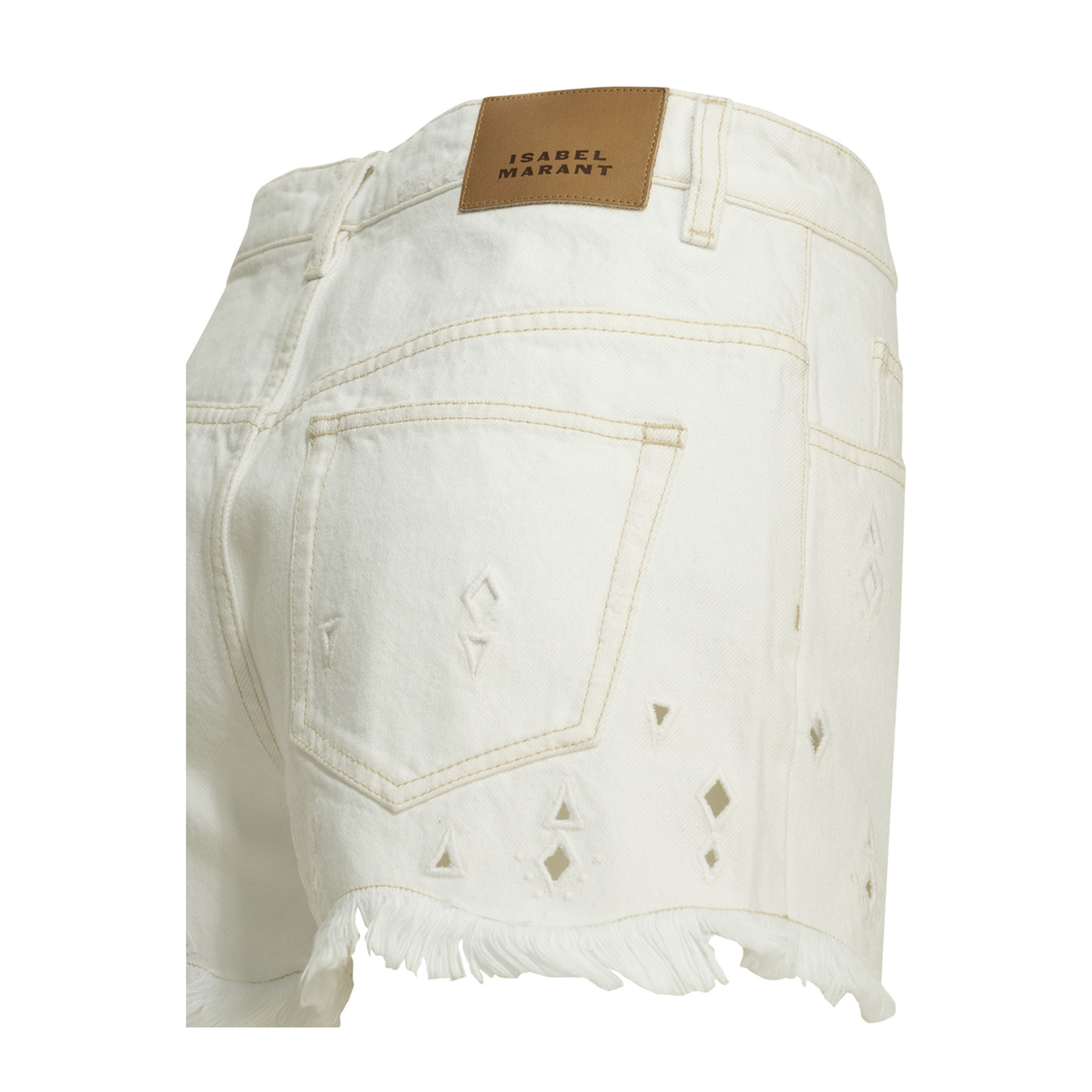 MAYFEYR - Isabel Marant - Aecia Five Pocket Shorts - 26ESH0300FAD2H01I20WH