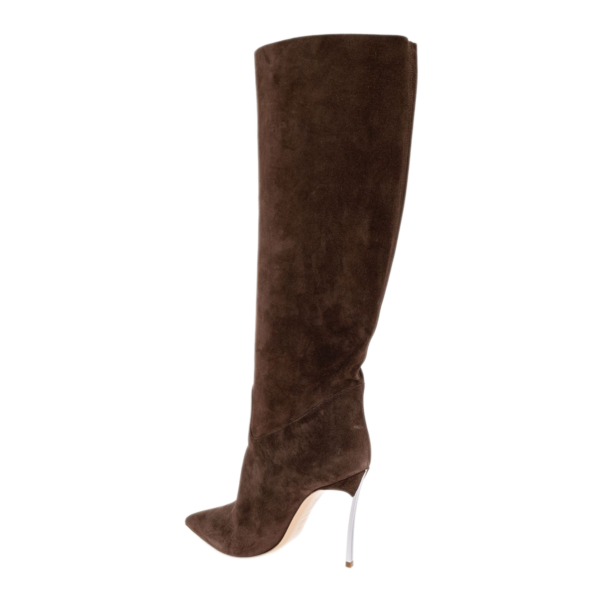 MAYFEYR - Casadei - Brown Suede Knee Length Stiletto Boots - 1S329Y100MC18322403