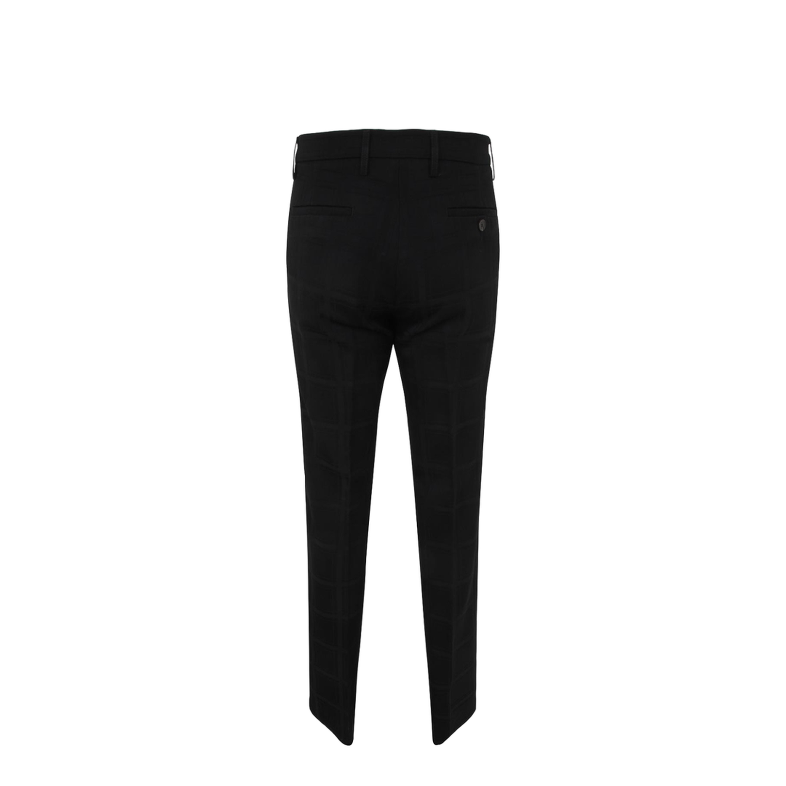 Check Wool Trousers