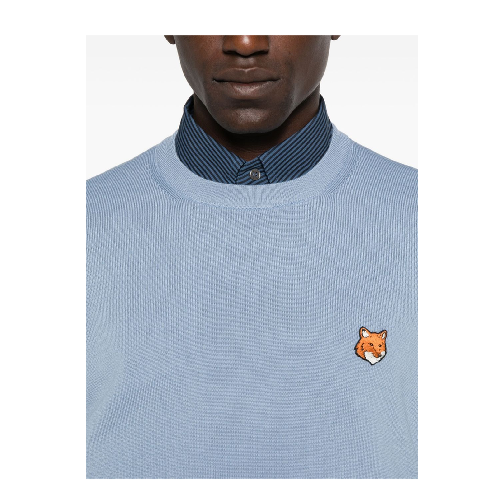 Fox Head Wool Crewneck Jumper