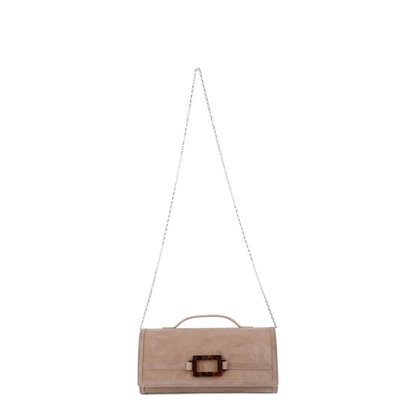 Suede Leather Clutch Bag