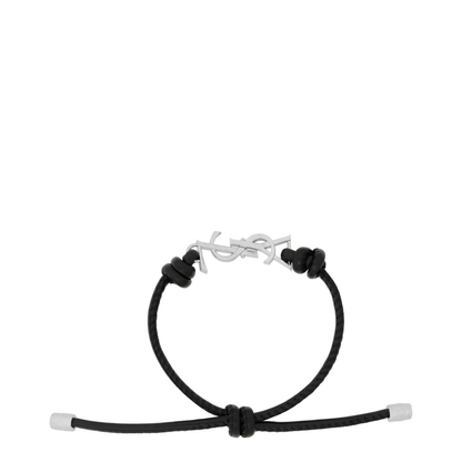 MAYFEYR - Saint Laurent - Cassandre Leather Bracelet - 861459AAEKF1000