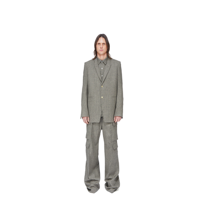 Wool Trousers With Cargo Pockets