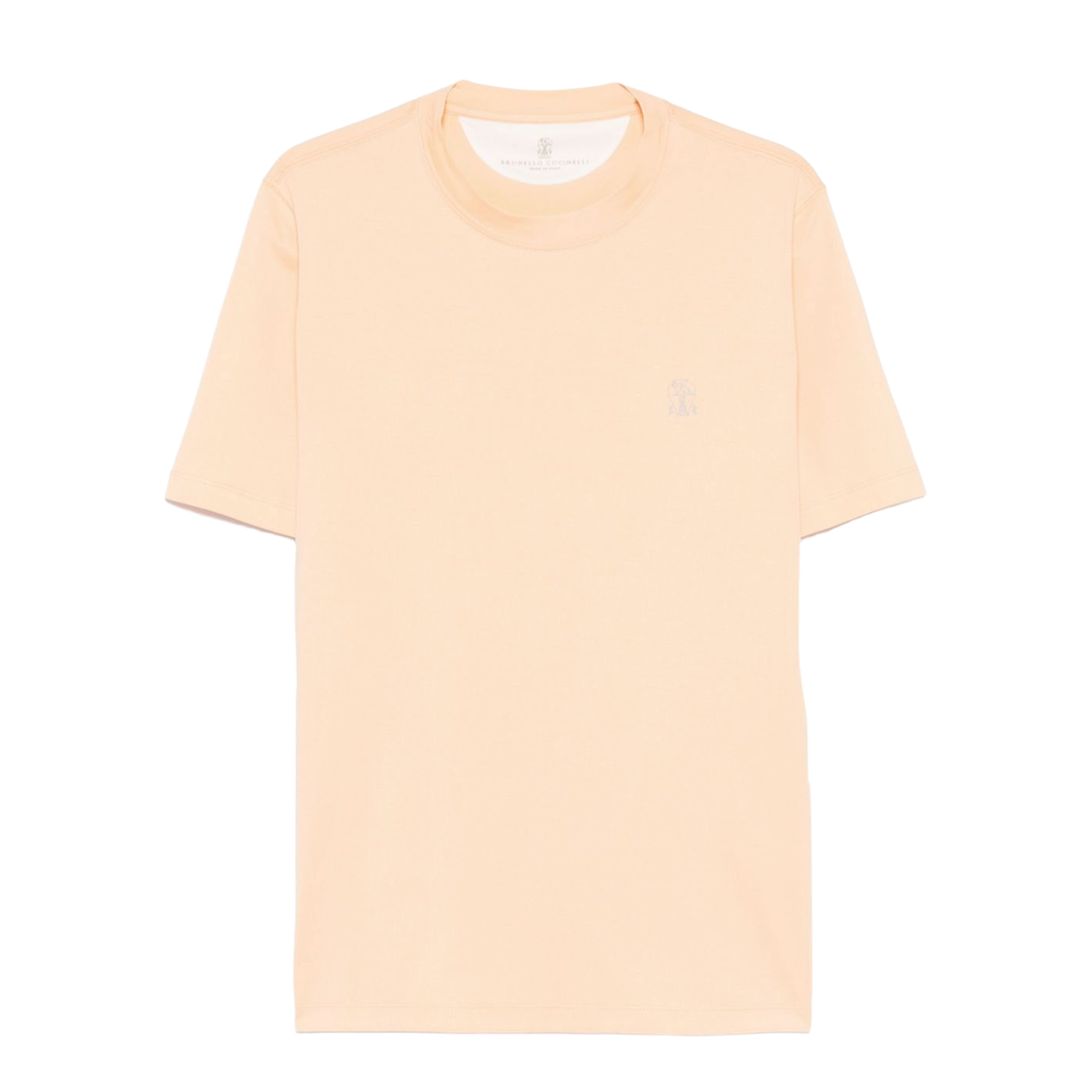 Peach Orange Cotton T-shirt