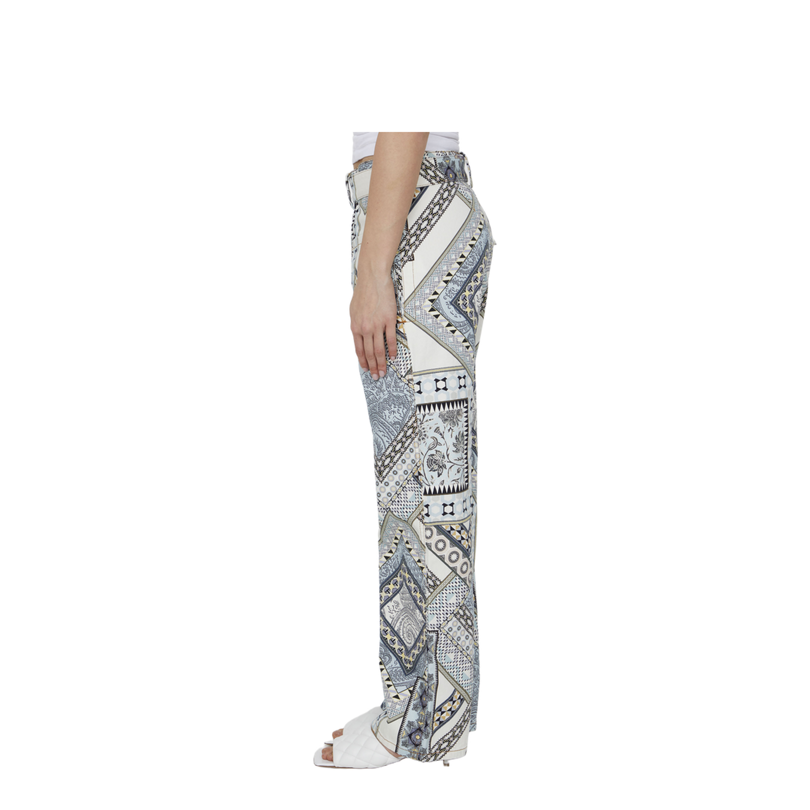 Paisley Print Trousers