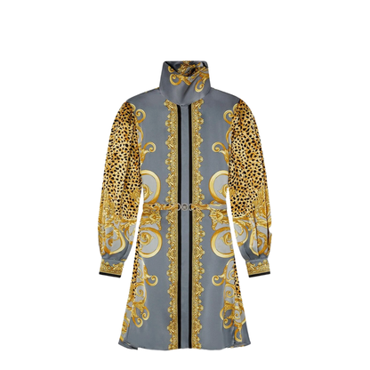 Silk Chemisier Dress