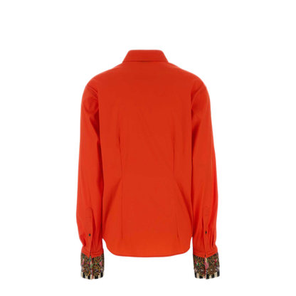 MAYFEYR - Dries Van Noten - Coral Stretch Poplin Chloris Shirt - 2620107414316353