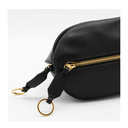 Bolero Mini Smooth Calfskin Bowling Bag - Noir
