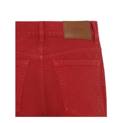 Red Denim Jeans