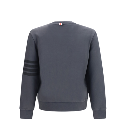 MAYFEYR - Thom Browne - 4 Bar Cotton Crewneck Sweatshirt - MJT589AJ0330015