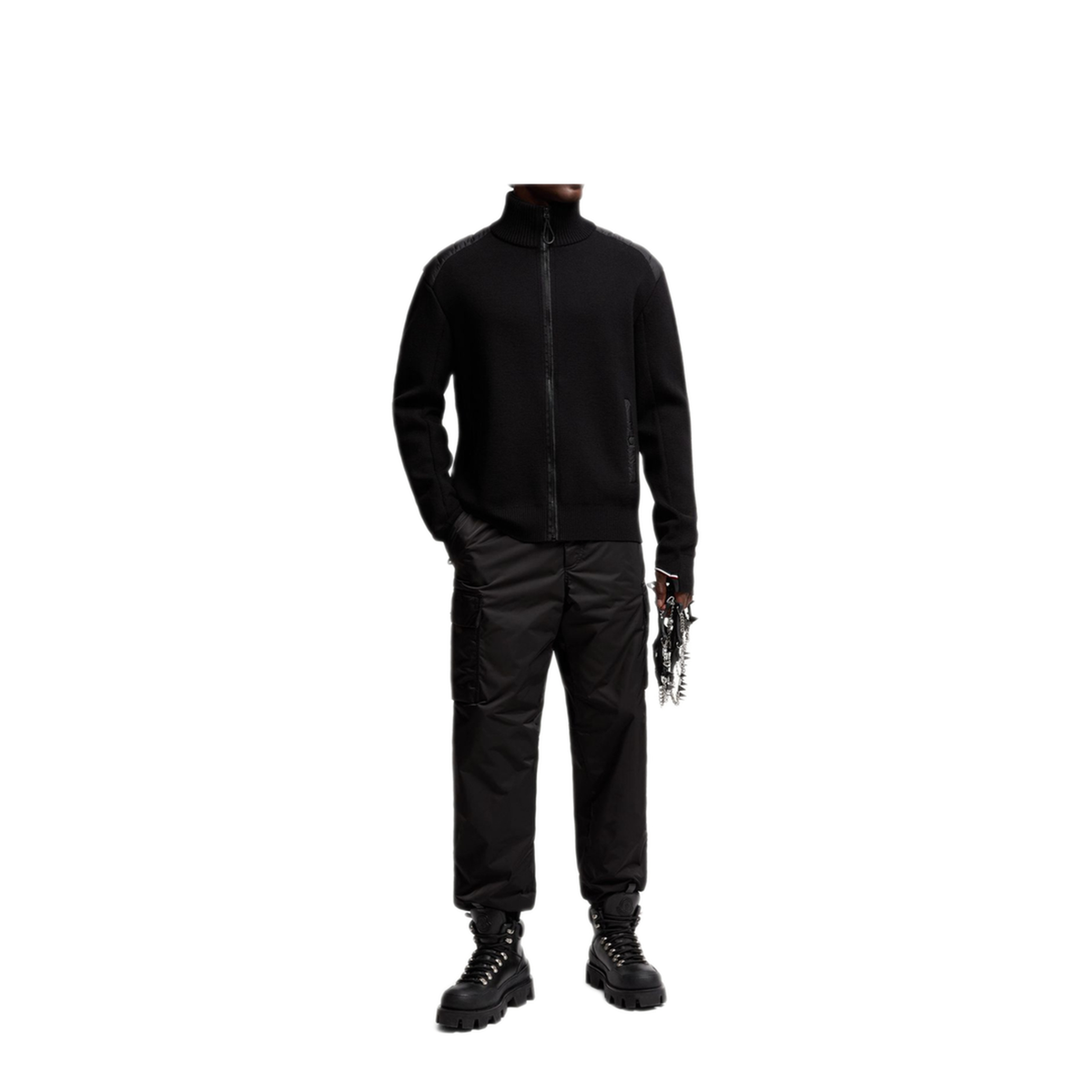 MAYFEYR - Moncler - Polyamide Black Sweater - L20979B00009M1122999