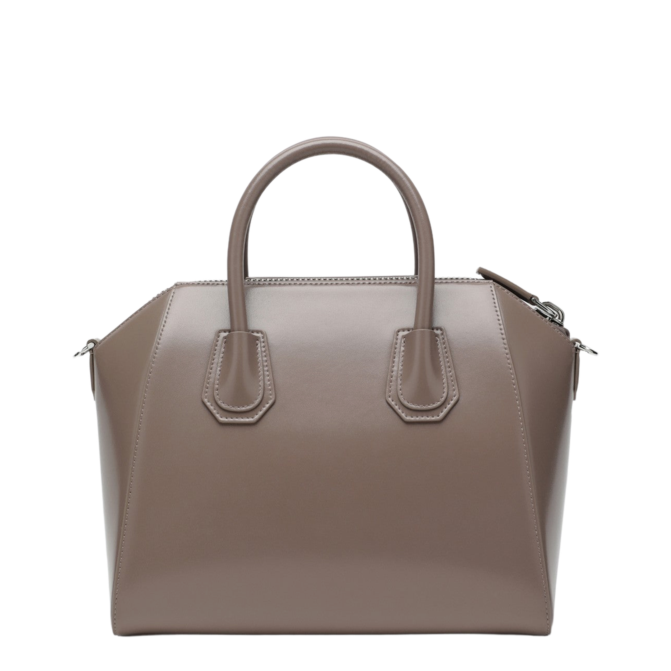 Antigona Small Calfskin Box Leather Top-Handle Bag - Sand