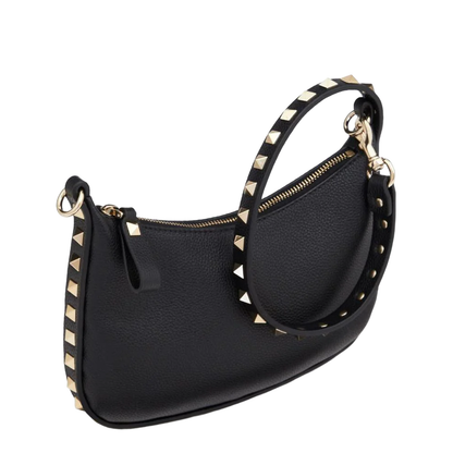 Rockstud Leather Mini Bag