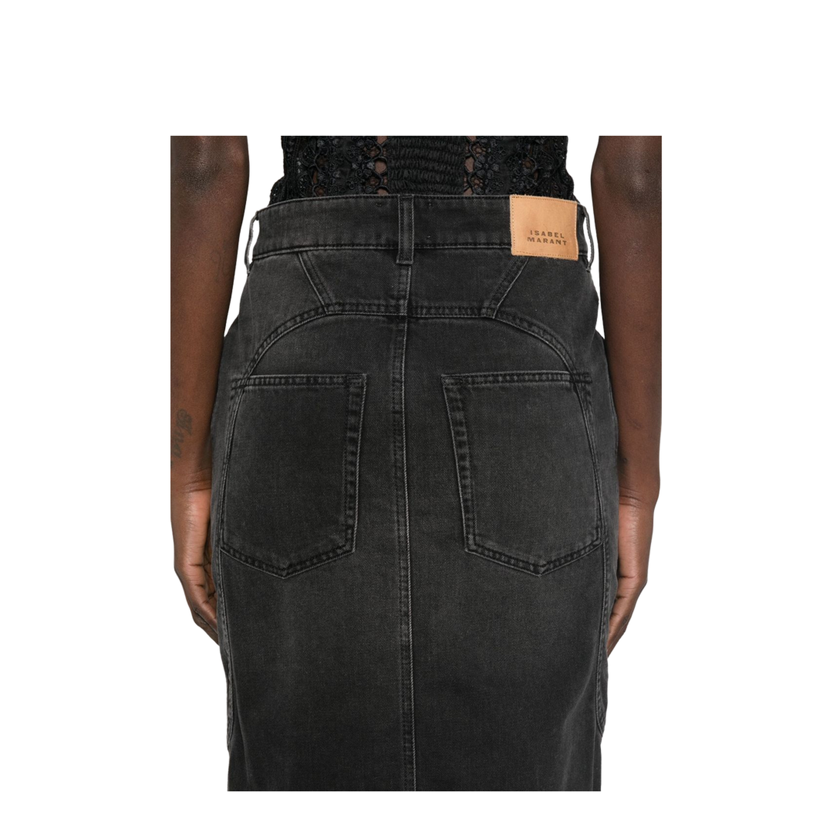 Britt Denim Midi Skirt