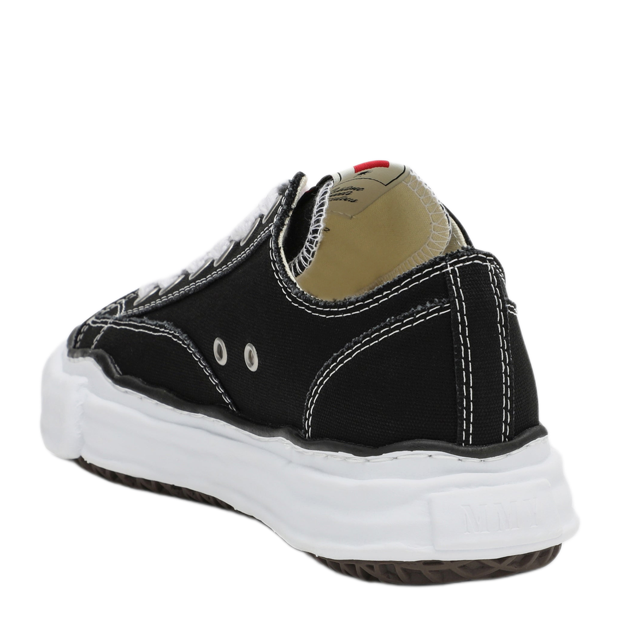MAYFEYR - Maison MIHARA YASUHIRO - Black Peterson Low Sneakers In Canvas - A01FW702COBLK