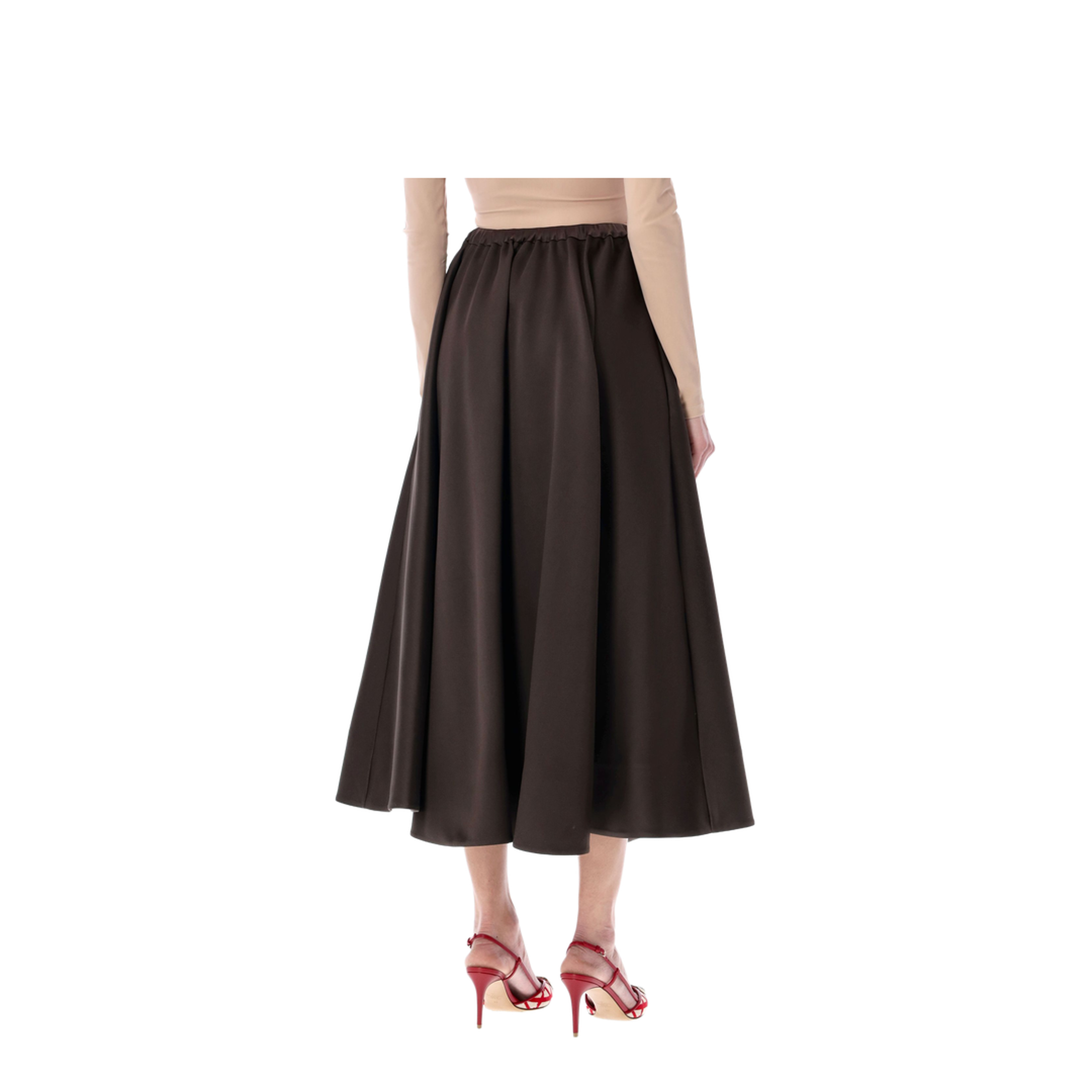 Techno-duchesse Midi Skirt