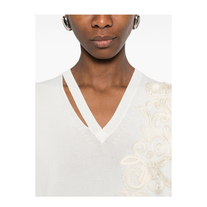 MAYFEYR - Ermanno Firenze - Sweaters White - D48EM007EP2MF333