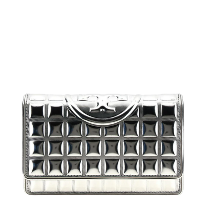 Fleming Metallic Square Quilt Chain Wallet