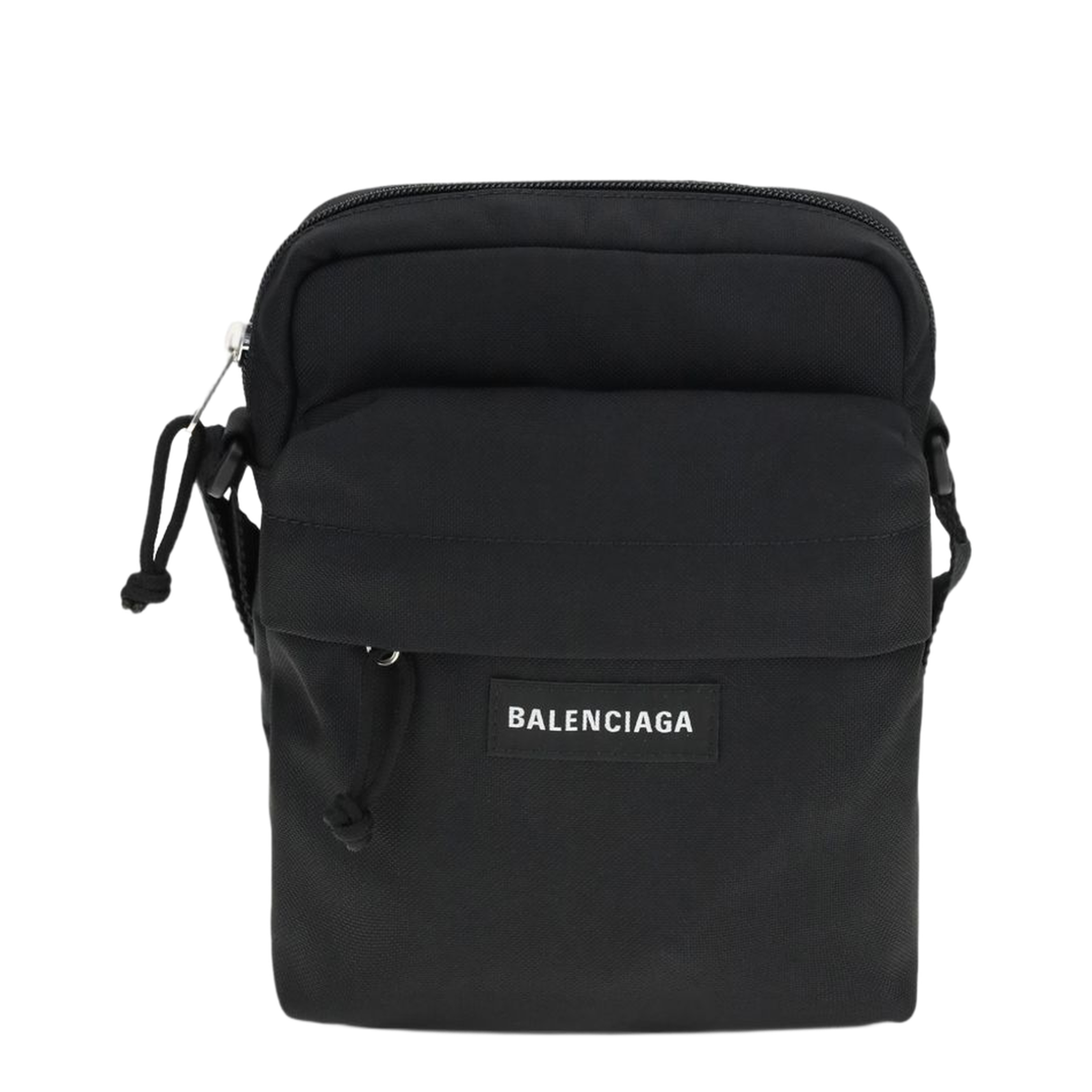 Explorer Recycled Nylon Crossbody Pouch - Black