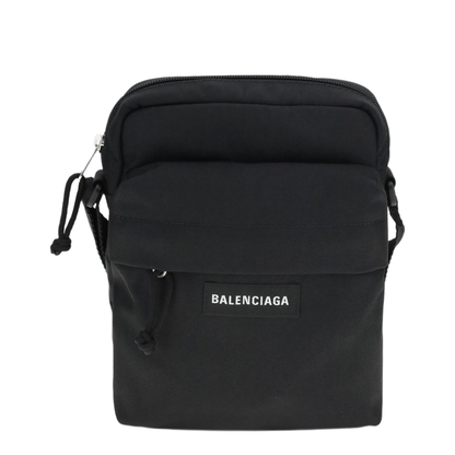 Explorer Recycled Nylon Crossbody Pouch - Black