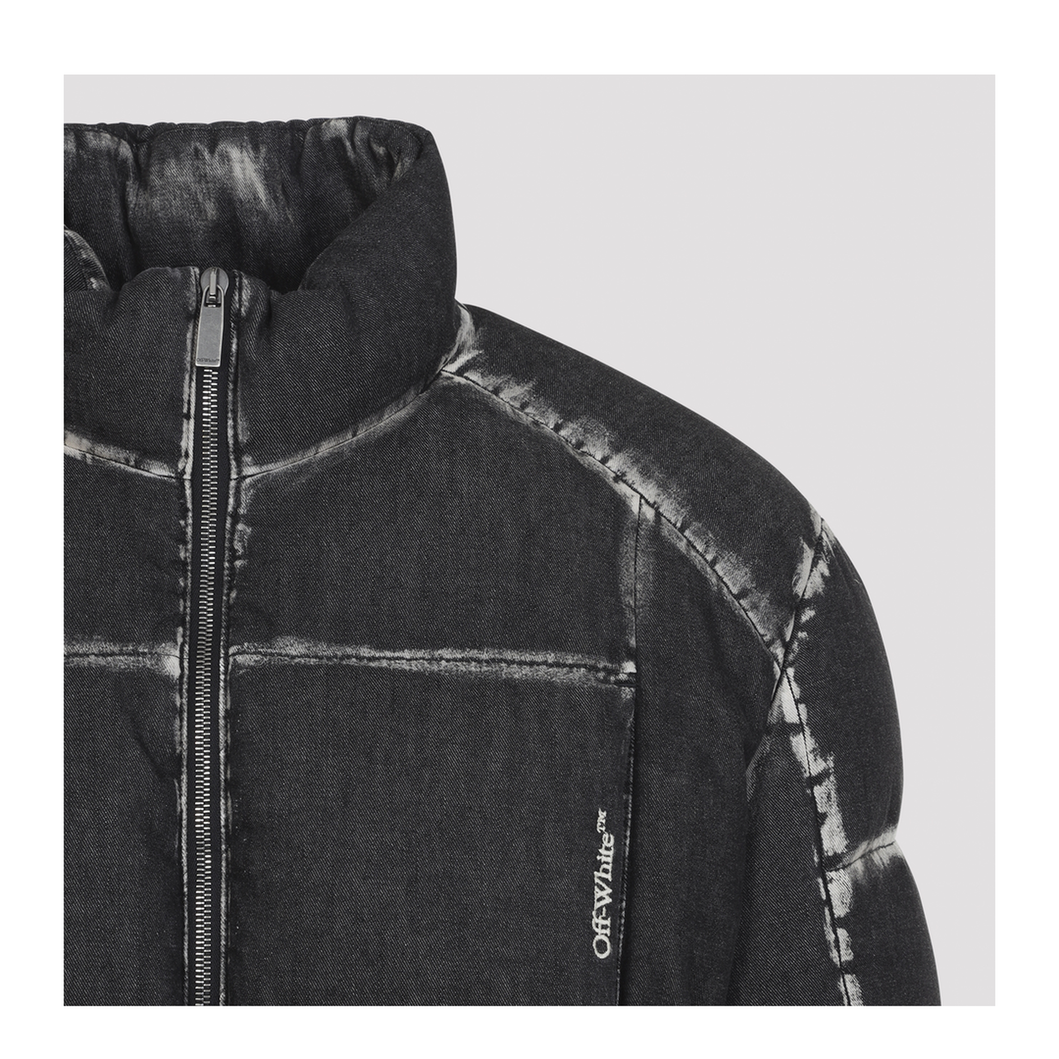 MAYFEYR - Off-White - Bookish Racing Puffer - 44MED06DF26D001001HIGHLIGHTED