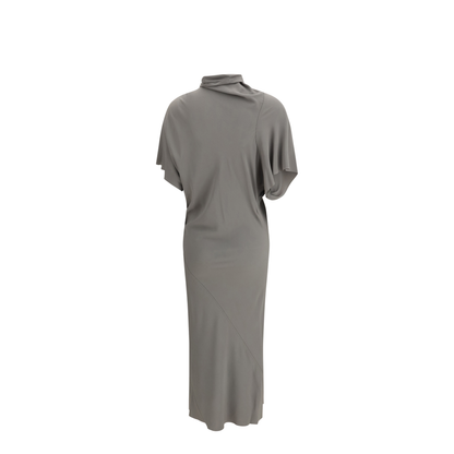 MAYFEYR - Rick Owens - Asymmetric Midi Dress - RP01F654335