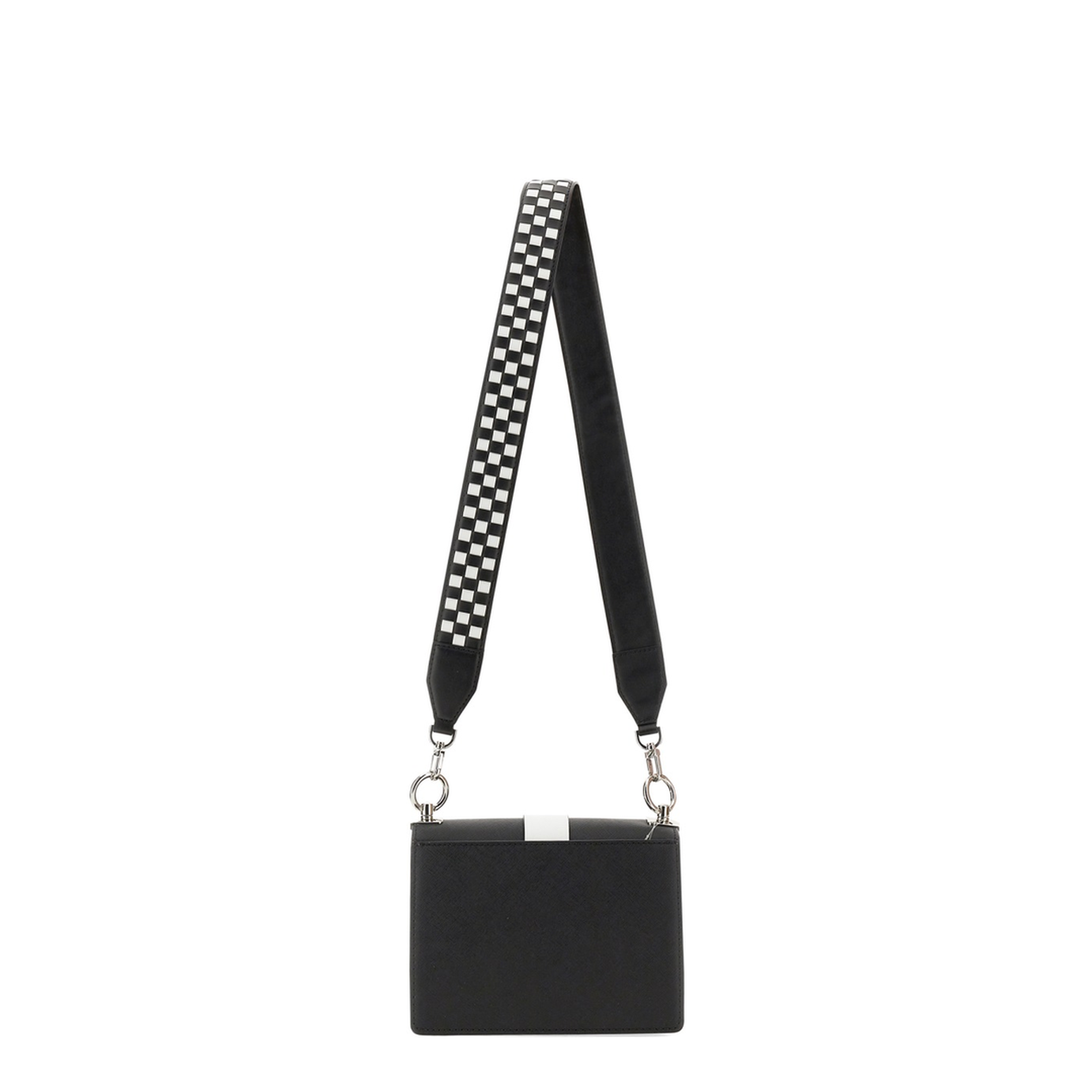 MAYFEYR - MICHAEL BY MICHAEL KORS - Greenwich Shoulder Bag - 32R3SGRC5T012BLKOPTICWHT