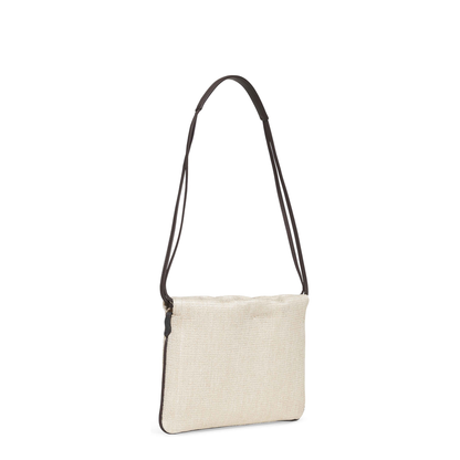 Canvas Shoulder Bag - Beige